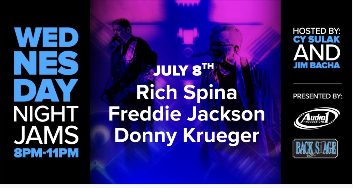 Wednesday Night Jams — Rich Spina, Freddie Jackson & Donny Krueger