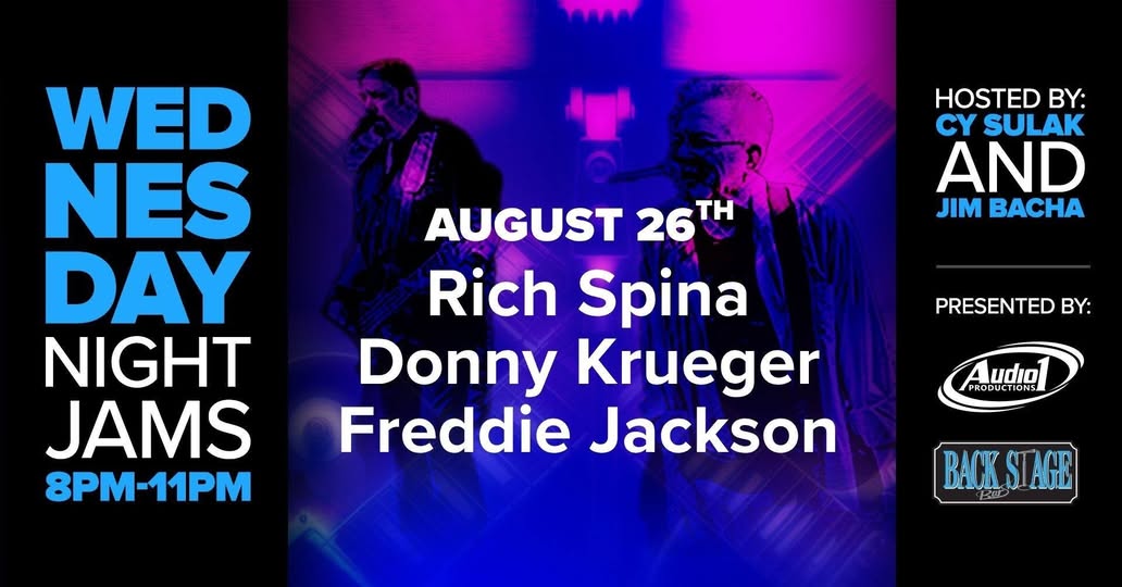 Wednesday Night Jams — Rich Spina, Donny Krueger & Freddie Jackson